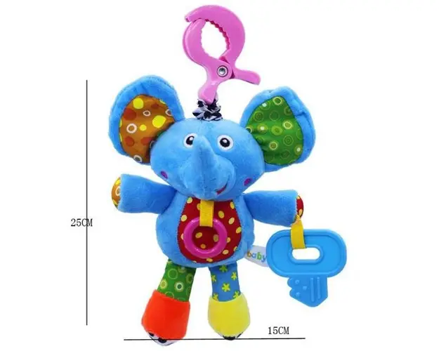 Jucarie carucior Elefant plus cu sunet 577