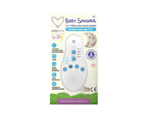 Emitator sunete albe 4 in 1 Easycare Baby