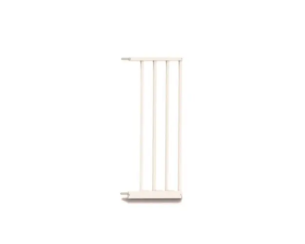 Extensie poarta de siguranta Noma metal alb 28 cm N93972