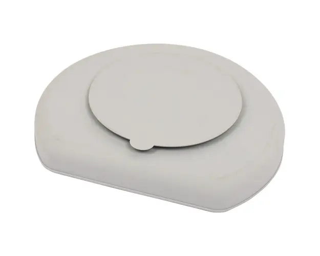 Farfurie din silicon SeviBebe cu ventuza gri