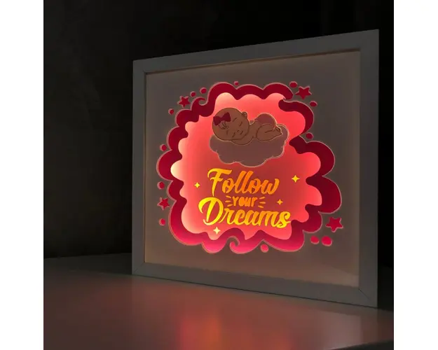 Tablou luminos Fetita 002