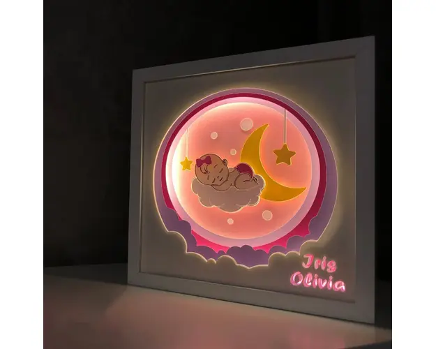 Tablou luminos Fetita 006