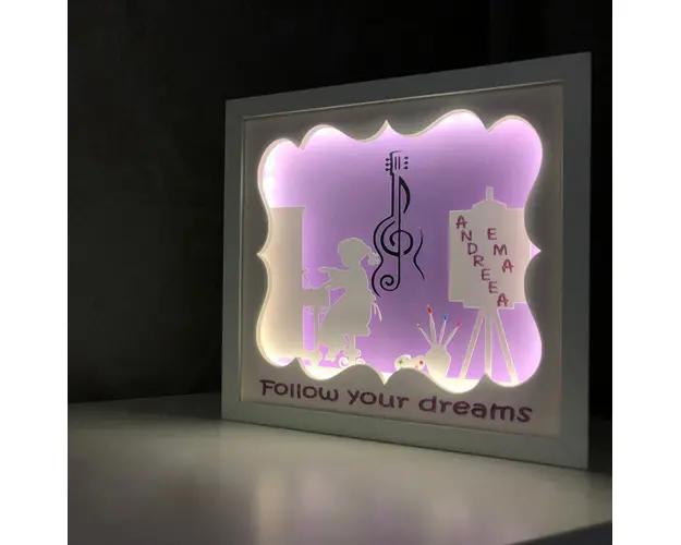 Tablou luminos Fetita 017