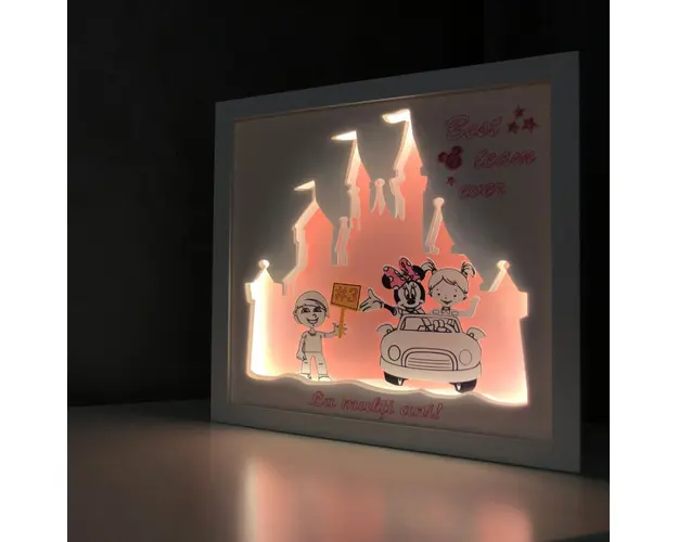 Tablou luminos Fetita 027