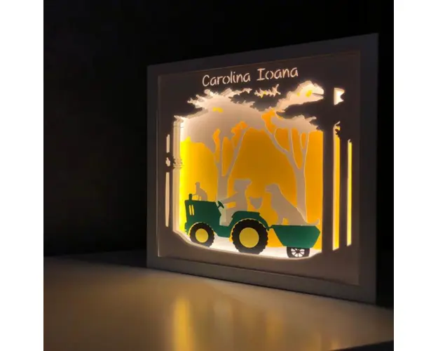 Tablou luminos Fetita 034