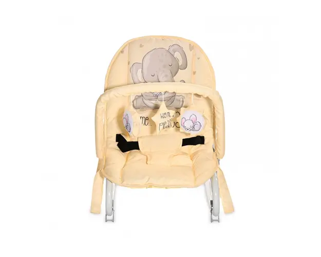 Fotoliu balansoar Eliza Yellow Cute Elephant