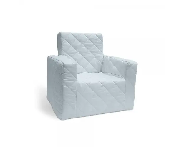 Fotoliu copii Klups Basic albastru jeans