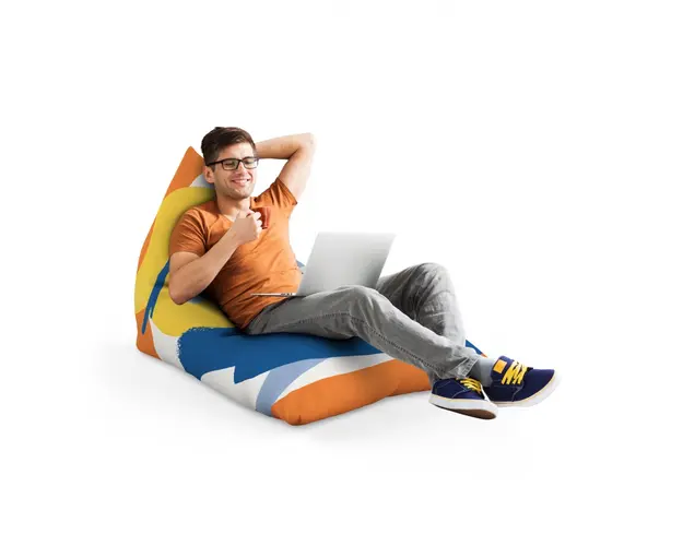 Fotoliu Puf Bean Bag tip Lounge Abstract retro