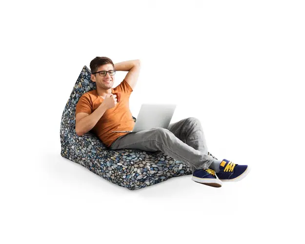 Fotoliu Puf Bean Bag tip Lounge Pietricele