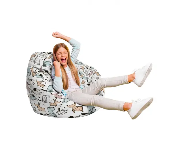 Fotoliu Puf Bean Bag tip Para L caini cuminti