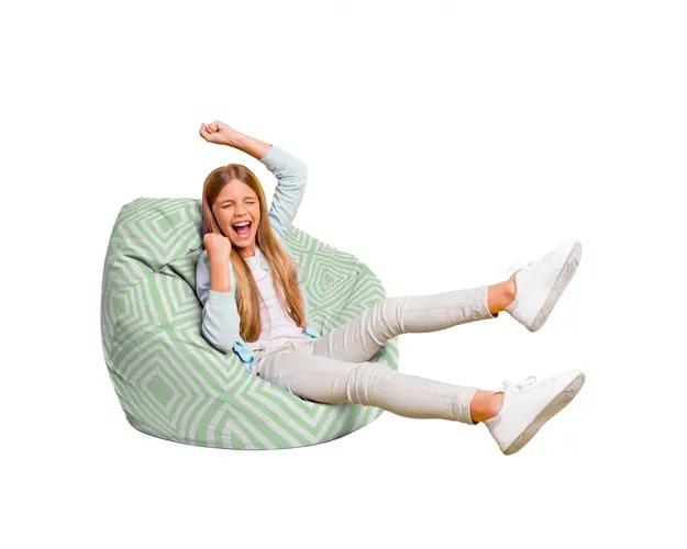 Fotoliu Puf Bean Bag tip Para L diamond green