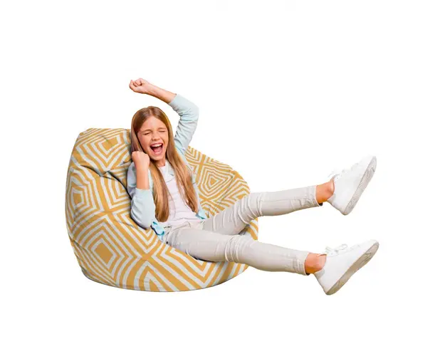 Fotoliu Puf Bean Bag tip Para L diamond orange