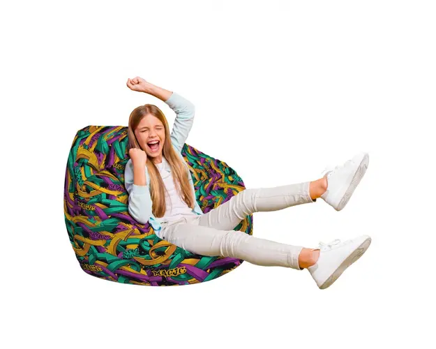 Fotoliu Puf Bean Bag tip Para L graffiti sageti