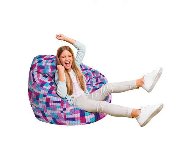 Fotoliu Puf Bean Bag tip Para L lego tetris mov