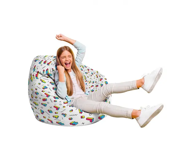 Fotoliu Puf Bean Bag tip Para L memphis tetris