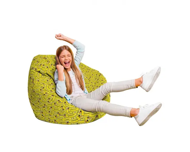 Fotoliu Puf Bean Bag tip Para L rate galbene cool