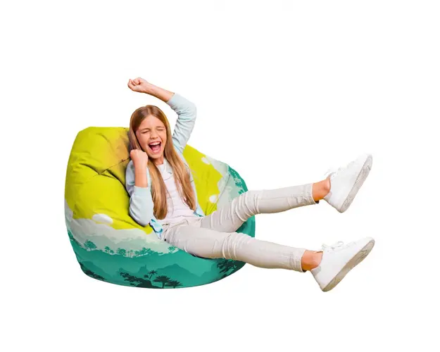 Fotoliu Puf Bean Bag tip Para L tropical