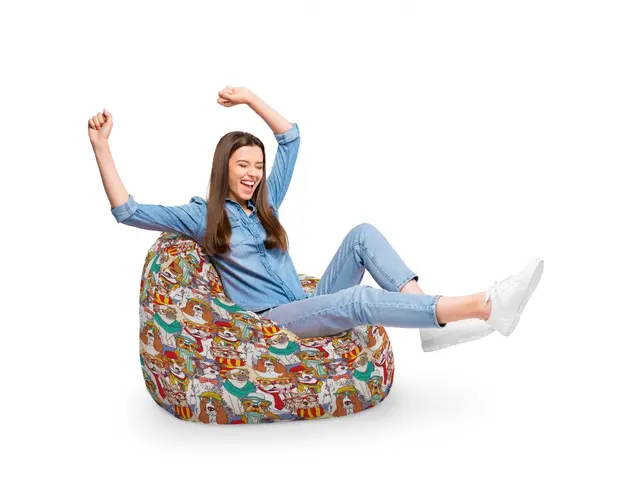 Fotoliu Puf Bean Bag tip Para XL Caini Hipster