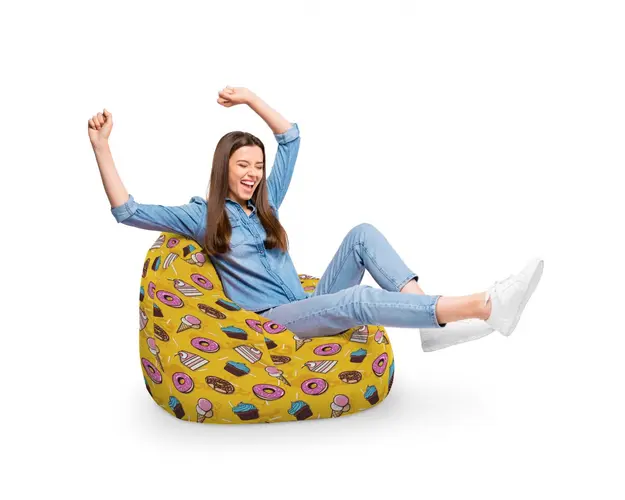 Fotoliu Puf Bean Bag tip Para XL Cake and Ice Cream