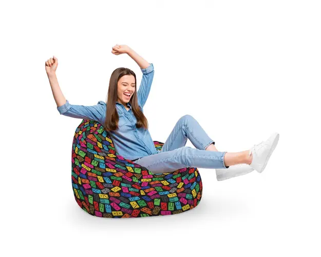 Fotoliu Puf Bean Bag tip Para XL Domino Colorat