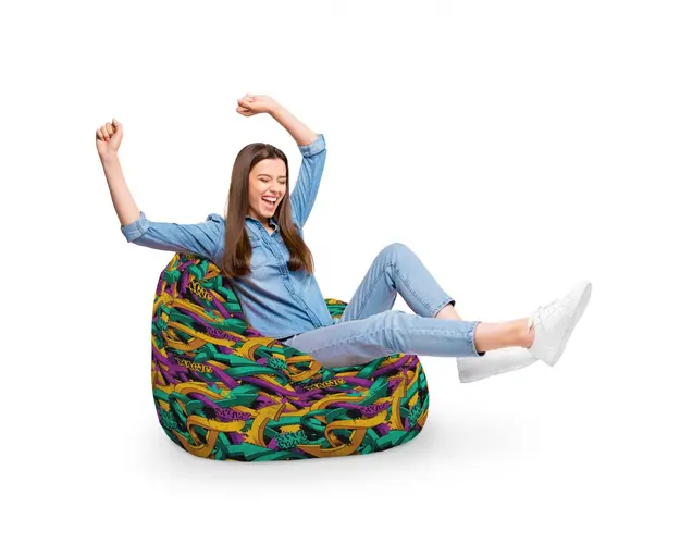 Fotoliu Puf Bean Bag tip Para XL Graffiti Sageti