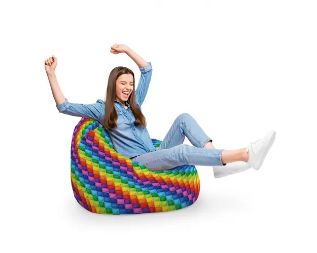 Fotoliu Puf Bean Bag tip Para XL Lego Abstract