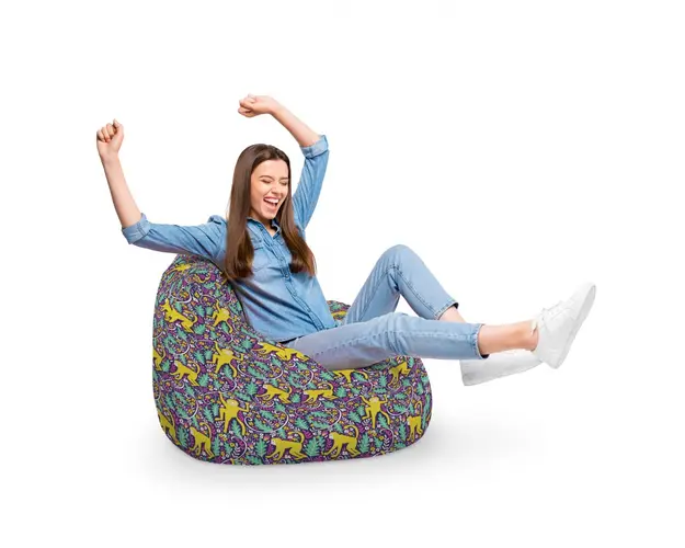 Fotoliu Puf Bean Bag tip Para XL Maimute in Copac