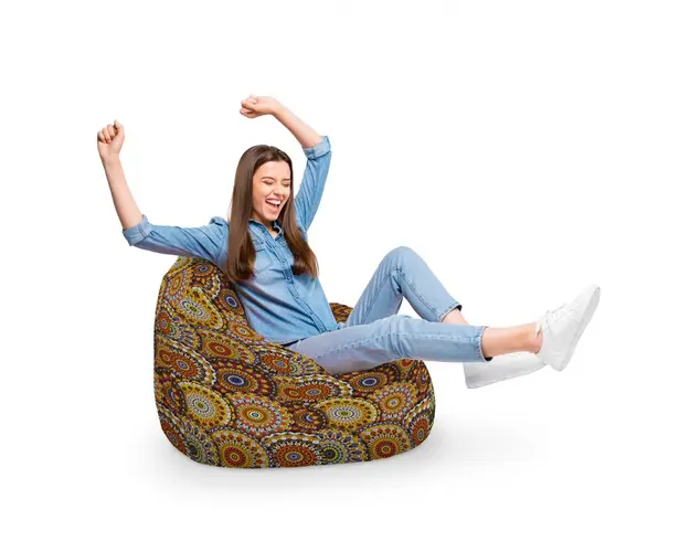 Fotoliu Puf Bean Bag tip Para XL Mandala