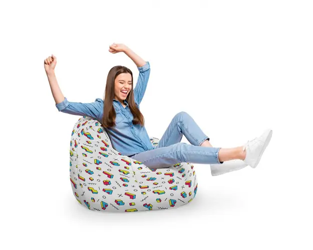 Fotoliu Puf Bean Bag tip Para XL Memphis Tetris