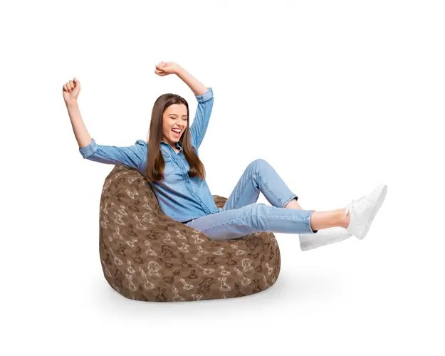 Fotoliu Puf Bean Bag tip Para XL Piese Sah Maro