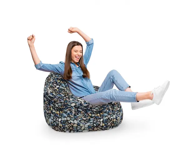 Fotoliu Puf Bean Bag tip Para XL Pietricele