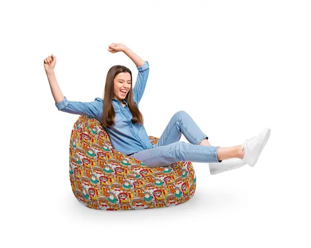 Fotoliu Puf Bean Bag tip Para XL Pisici Hipster