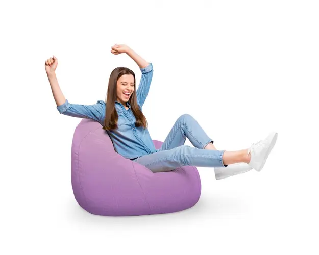 Fotoliu Puf Bean Bag tip Para XL Topografic Mov