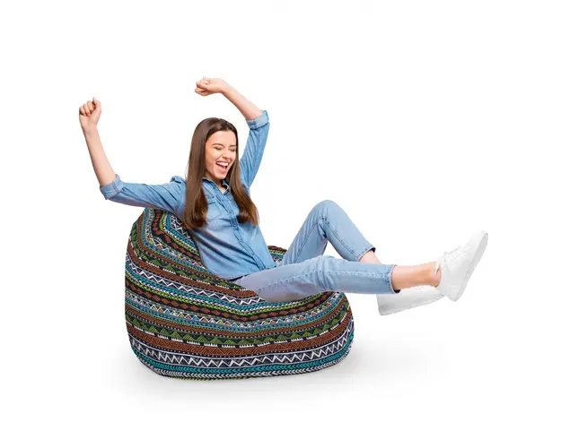 Fotoliu Puf Bean Bag tip Para XL Tribal Aztec