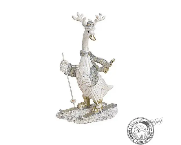 Gascan pe schiuri statueta decorativa 18 cm