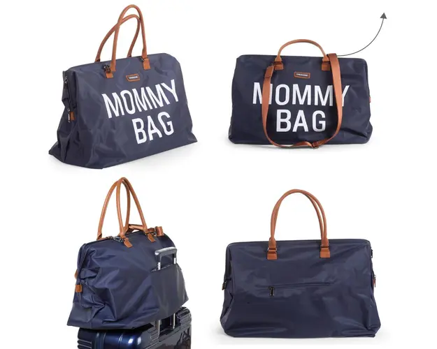 Geanta de infasat Mommy Bag bleumarin Childhome