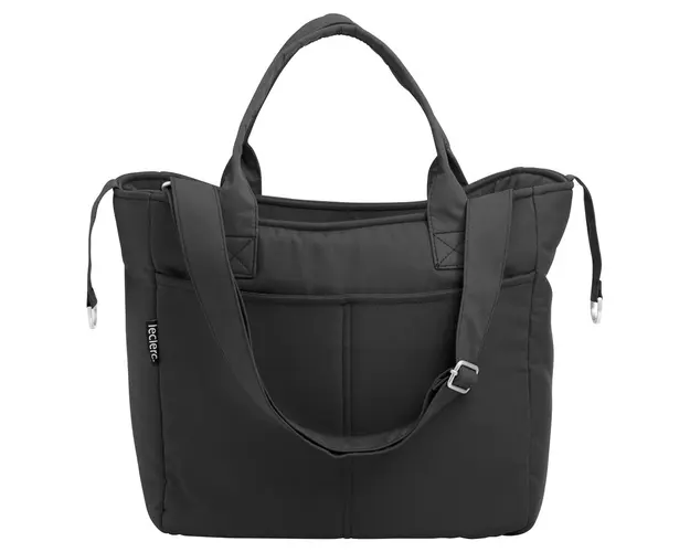 Geanta pentru carucior cu salteluta de infasat Leclerc Black