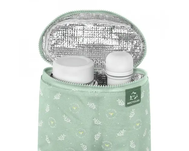 Geanta izoterma ecoThermibag Double 2x500 ml mint