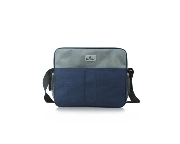 Geanta pentru accesoriile bebelusului compartimentata blue grey