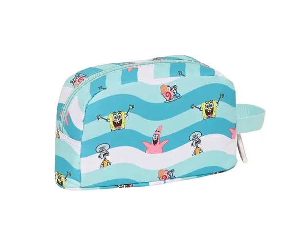 Geanta termos Safta mic dejun Sponge Bob Stay Positive