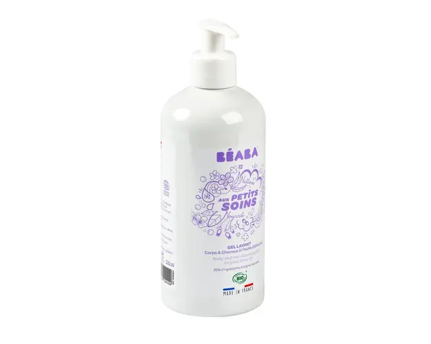 Gel de dus corp si par pentru bebelusi Beaba 500 ml Certificat Organic