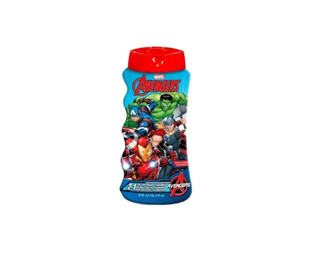 Gel de dus si sampon 2 in 1, Avengers, Baieti, 475 ml