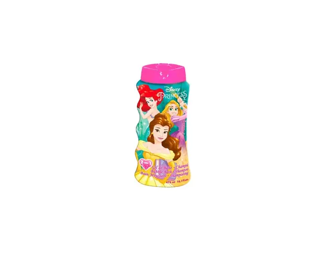 Gel de dus si sampon 2 in 1, Princess, Fetite, 475 ml