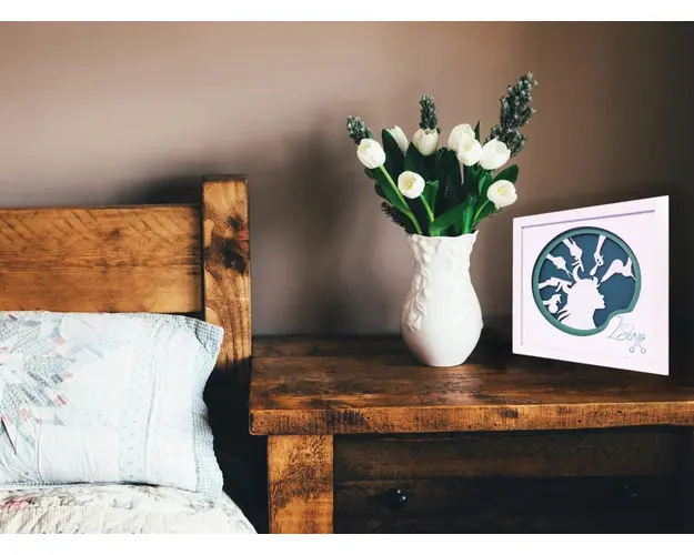 Tablou luminos Hairstilist 001