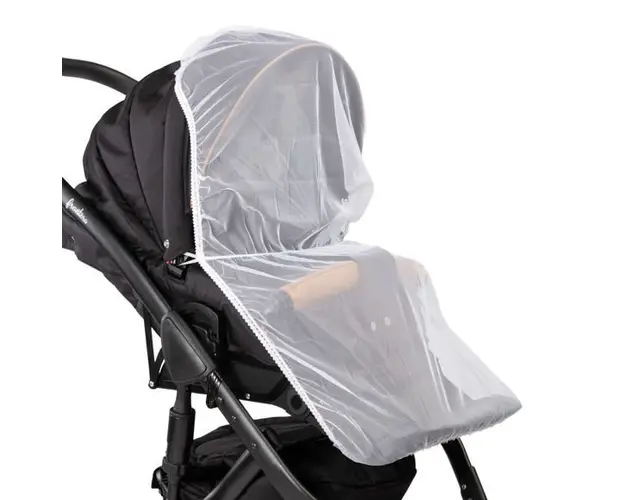 Husa contra tantarilor pentru carucior sport alba