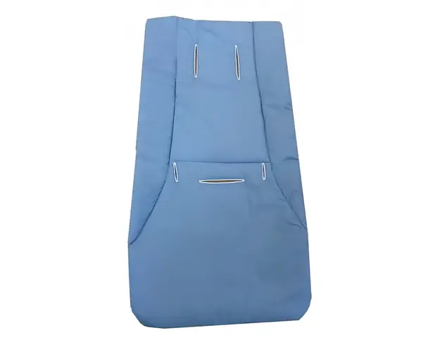 Husa de bumbac pentru carucior Uni albastra