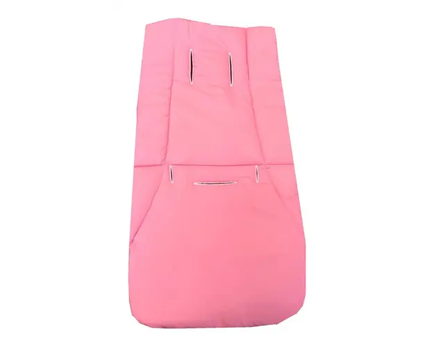 Husa de bumbac pentru carucior Uni roz