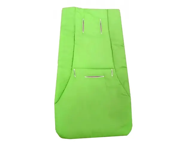 Husa de bumbac pentru carucior Uni verde