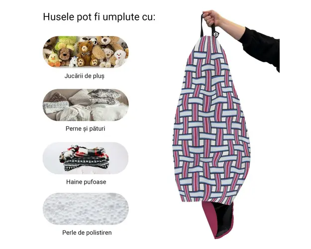 Husa fotoliu Puf Bean Bag tip Para XL fara umplutura paloma