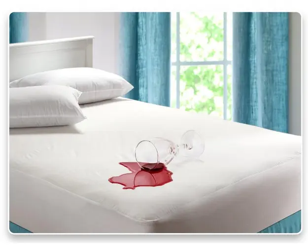Husa impermeabila cu elastic roata pentru saltea 140x70 cm